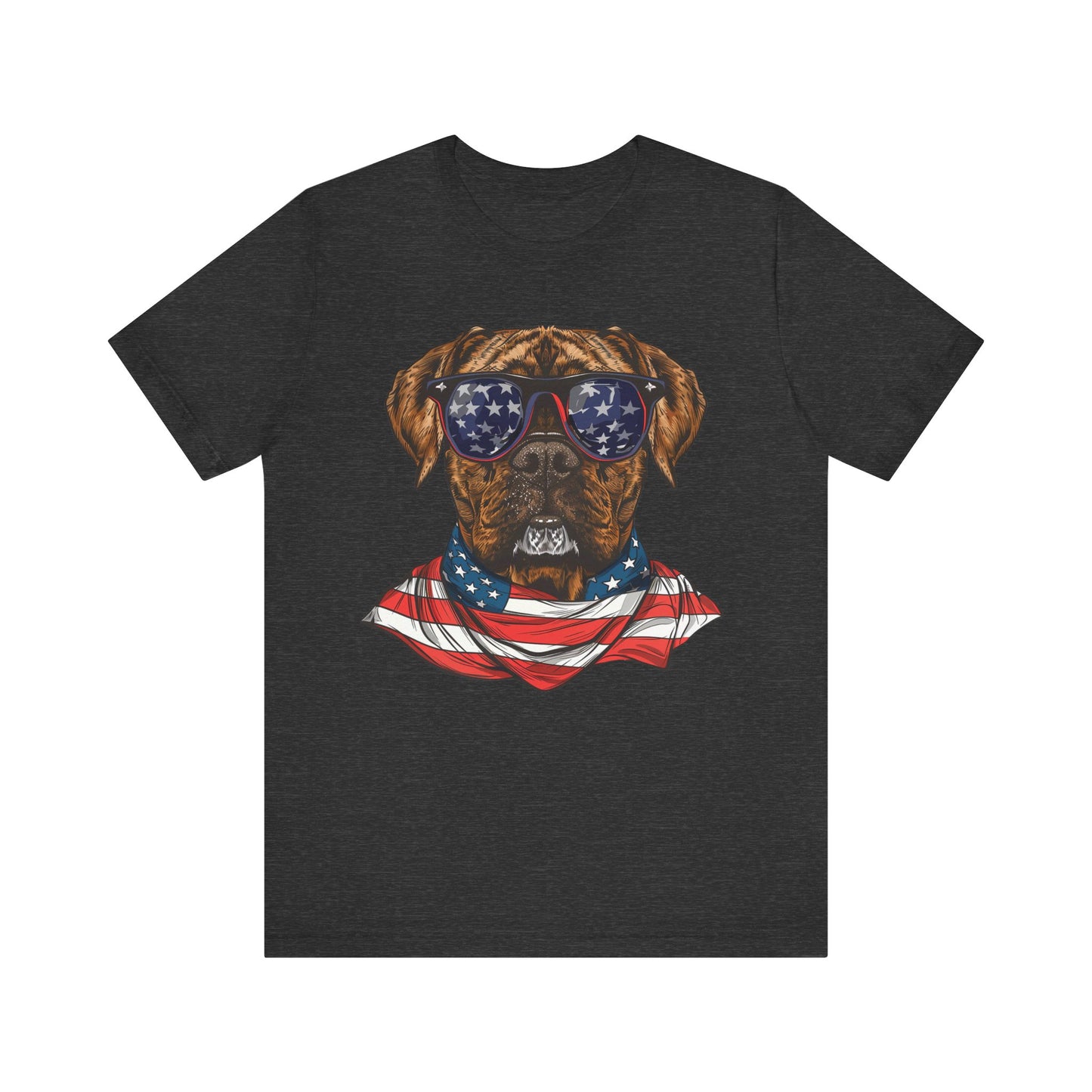 Patriotic Boxer Jersey Short Sleeve Tee