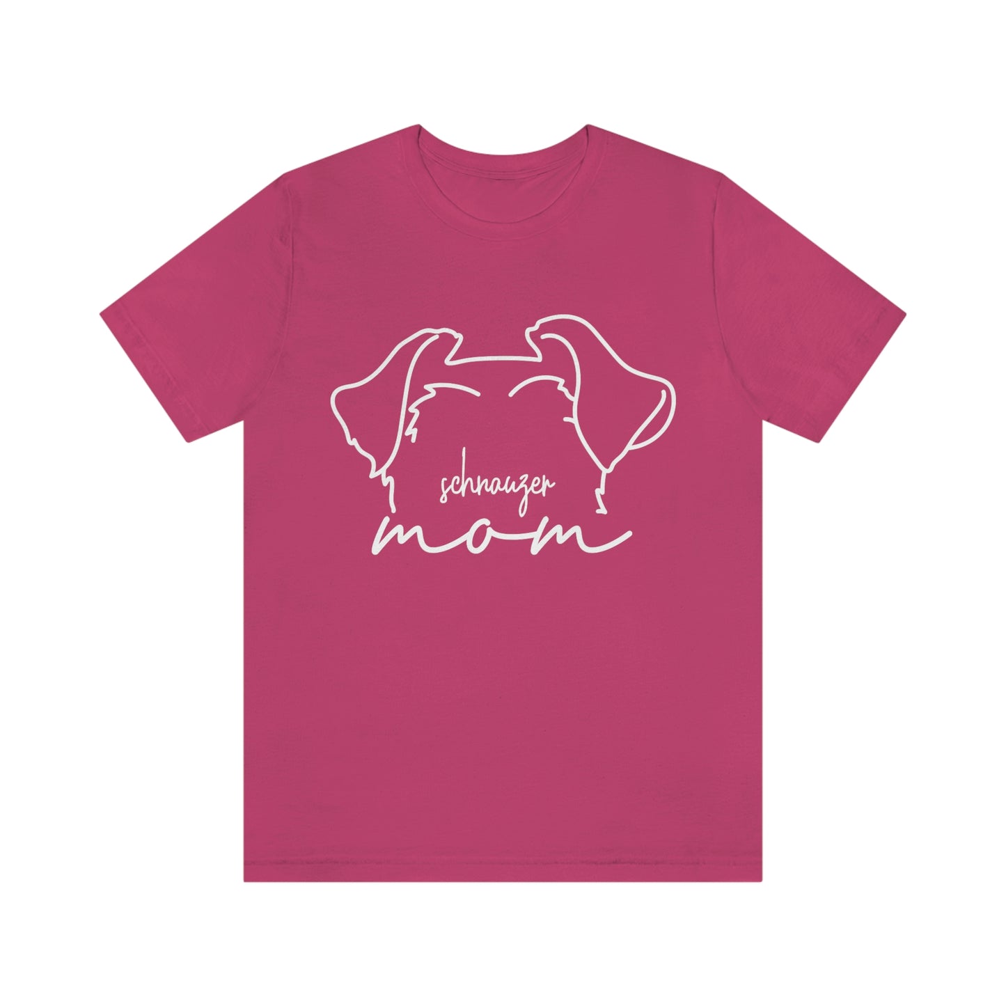 Schnauzer Mom - White
