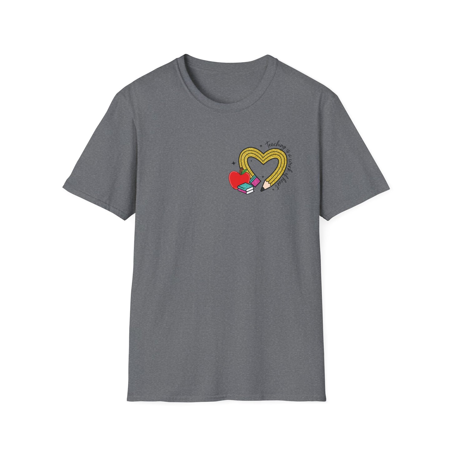 Teaching is a Work of the Heart Softstyle T-Shirt