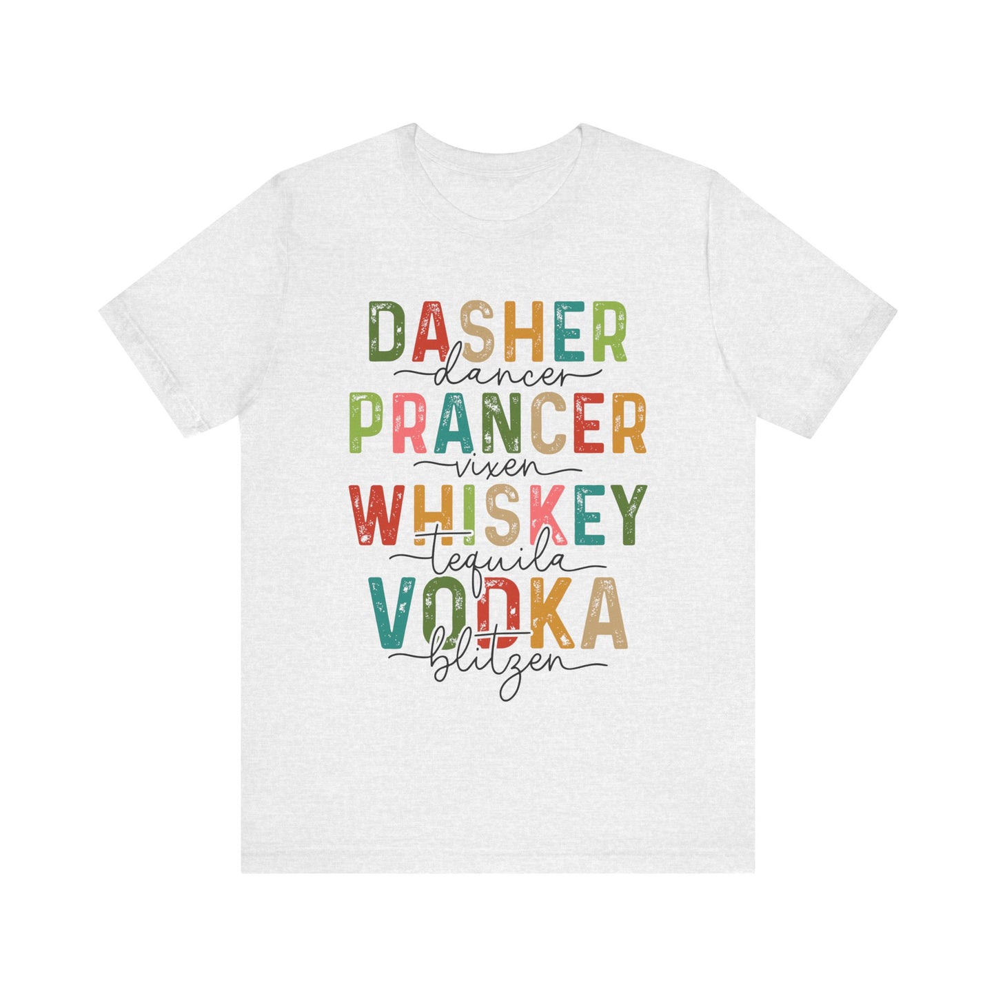 Reindeer/ Liquor Jersey Short Sleeve Tee