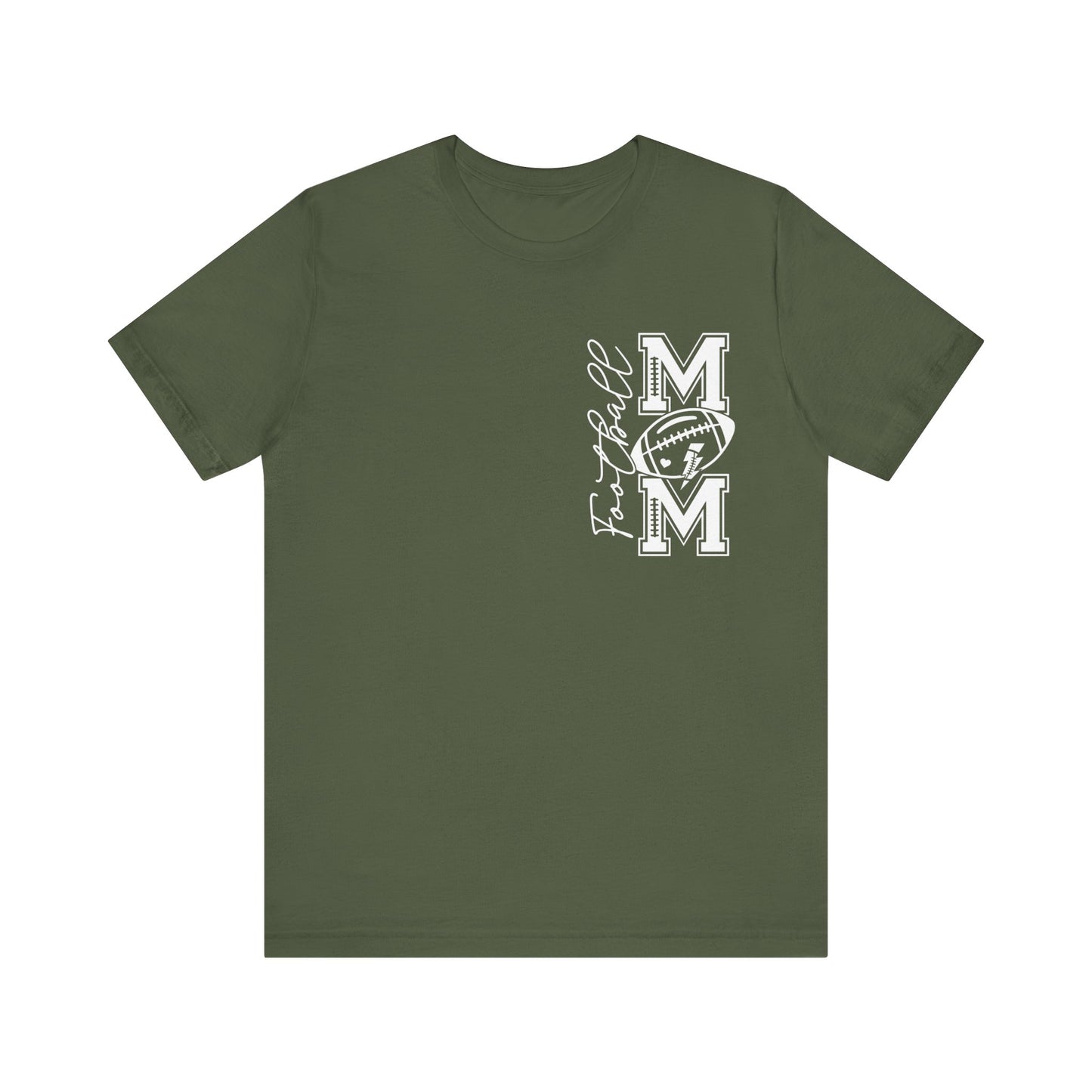 Football Mom F/B Jersey Short Sleeve Tee