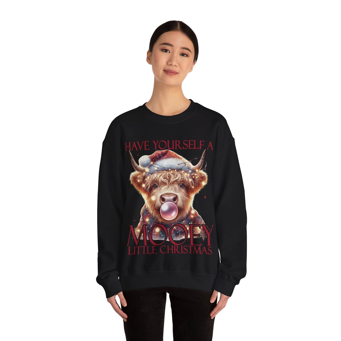 Mooey Little Christmas Heavy Blend™ Crewneck Sweatshirt