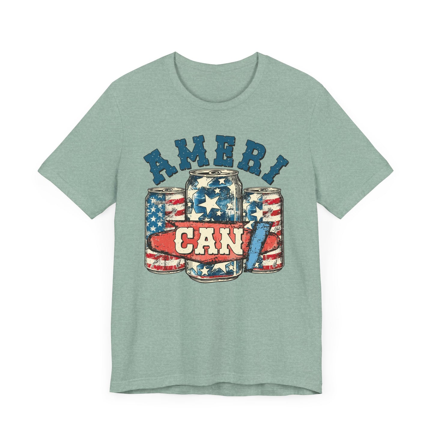 Ameri Can  Jersey Short Sleeve Tee