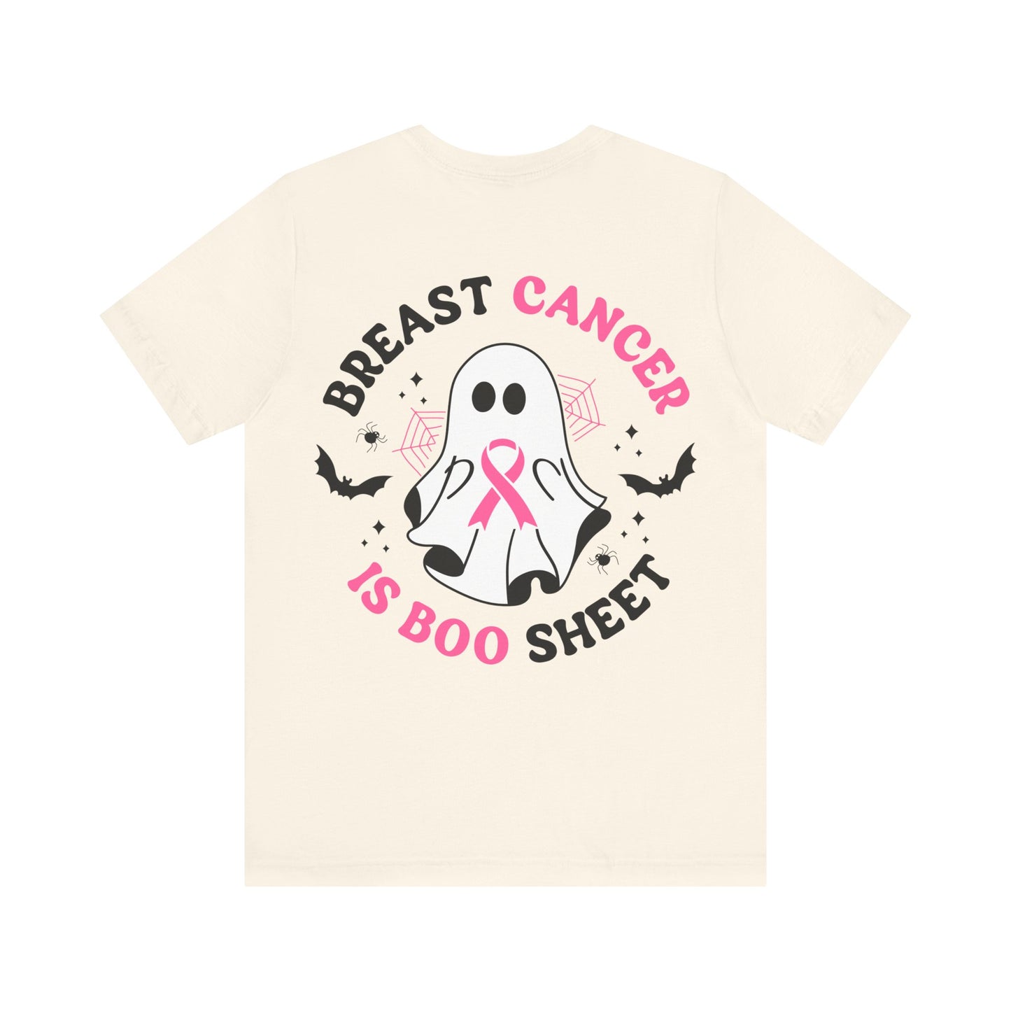 Breast  Cancer Is Boo Sheet Jersey Short Sleeve Tee