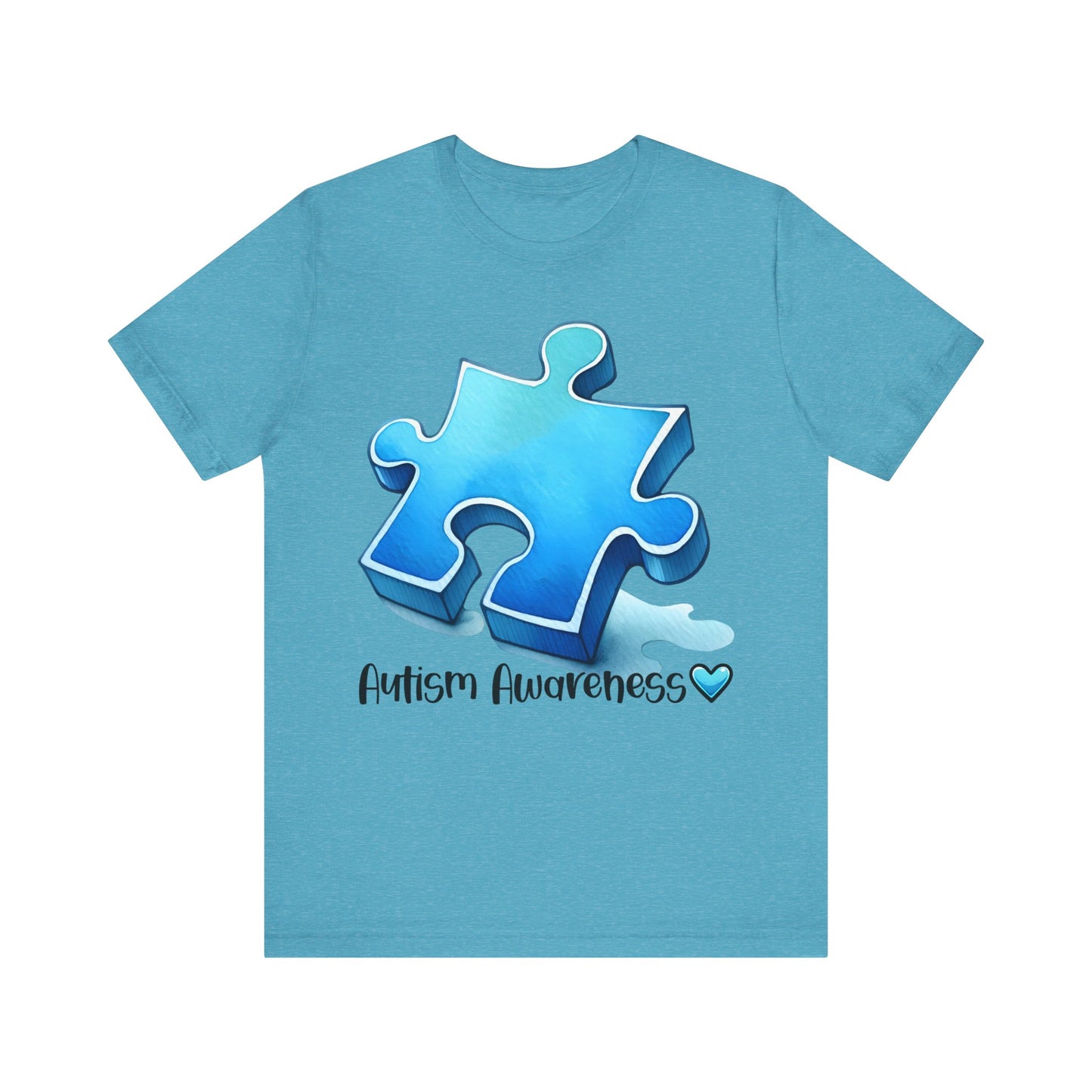 Puzzle Autism Awareness Jersey Short Sleeve Tee