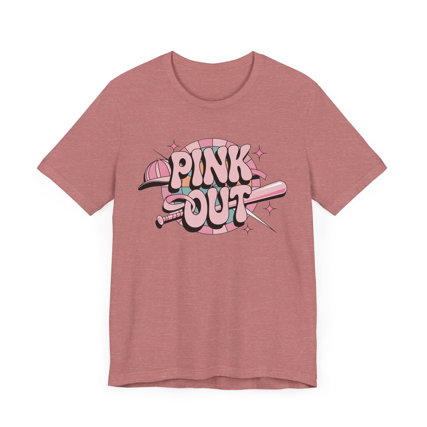 Baseball Pink Out Jersey Short Sleeve Tee