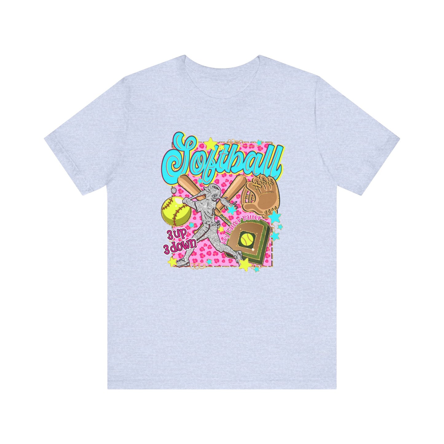 Retro Softball Jersey Short Sleeve Tee