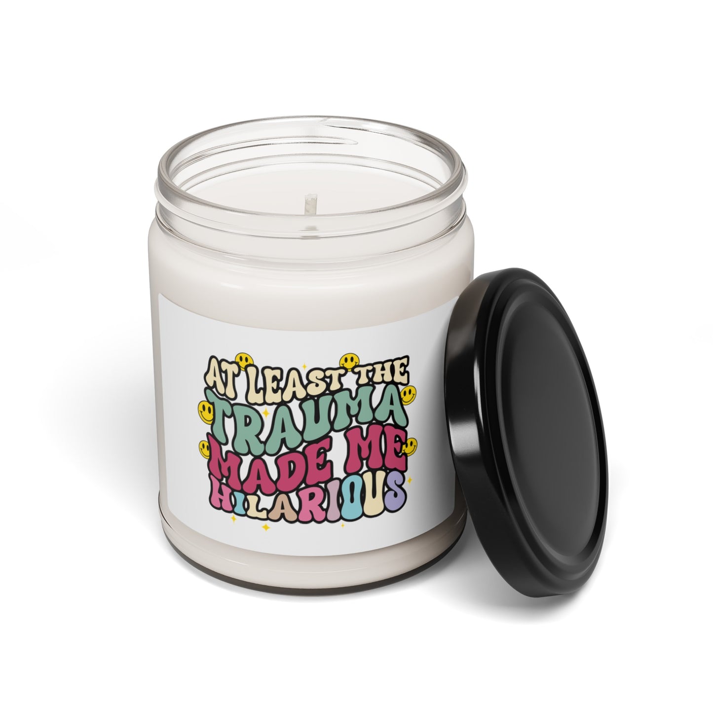 Trauma Made Me Hilarious Scented Soy Candle, 9oz
