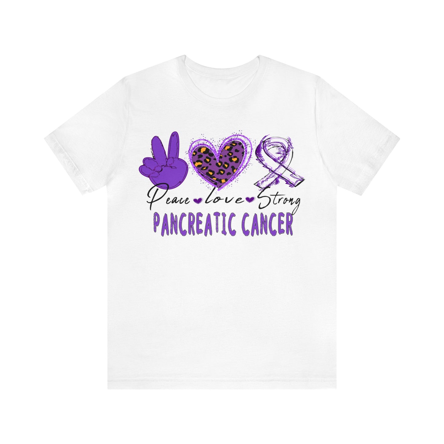 Peace Love Strong Pancreatic Cancer Awareness