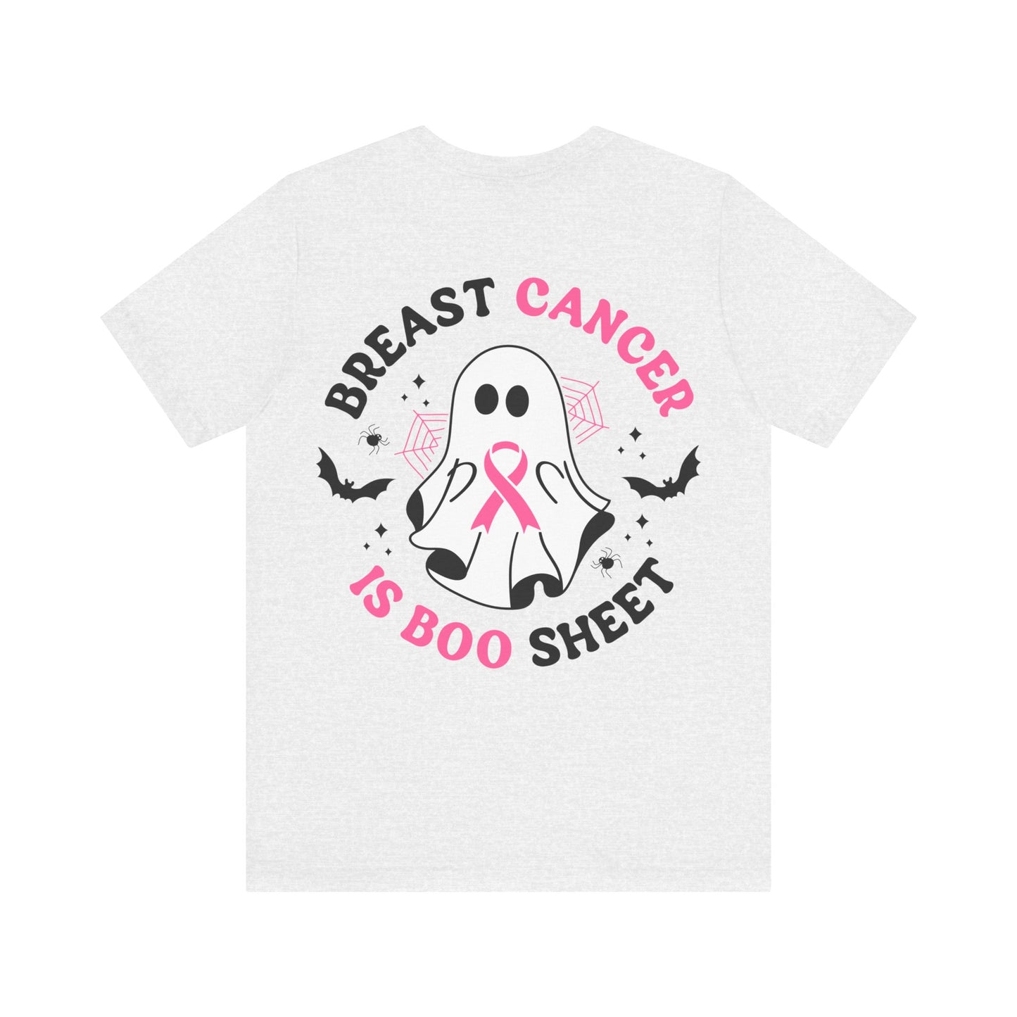 Breast  Cancer Is Boo Sheet Jersey Short Sleeve Tee