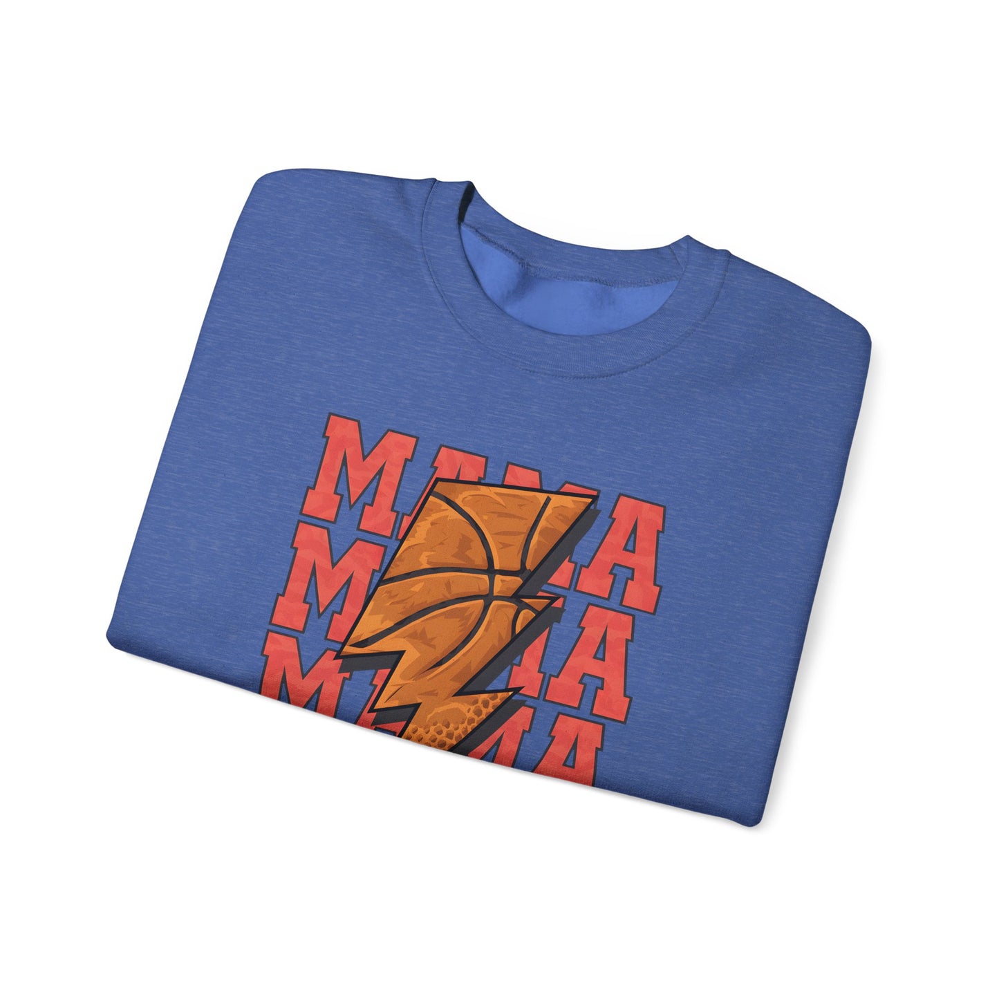 Stacked Basketball Mama Heavy Blend™ Crewneck Sweatshirt