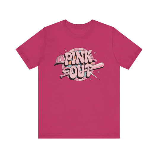 Baseball Pink Out Jersey Short Sleeve Tee