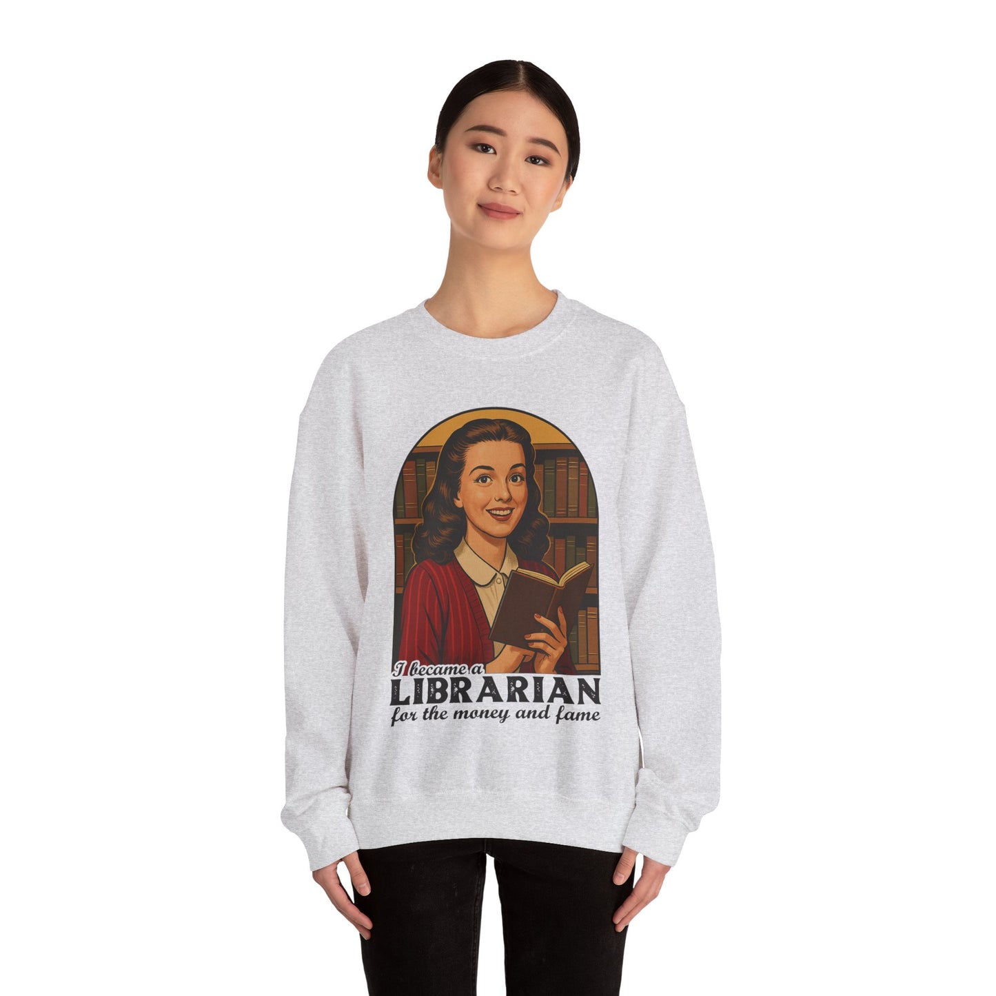 Librarian Heavy Blend™ Crewneck Sweatshirt