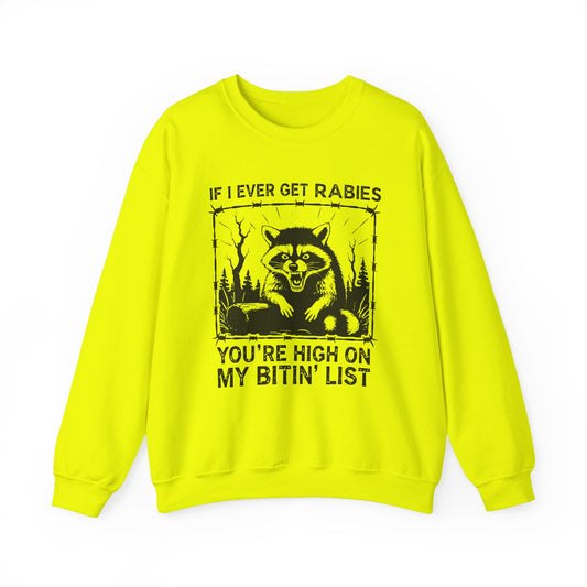 High On My Bitin List Heavy Blend™ Crewneck Sweatshirt