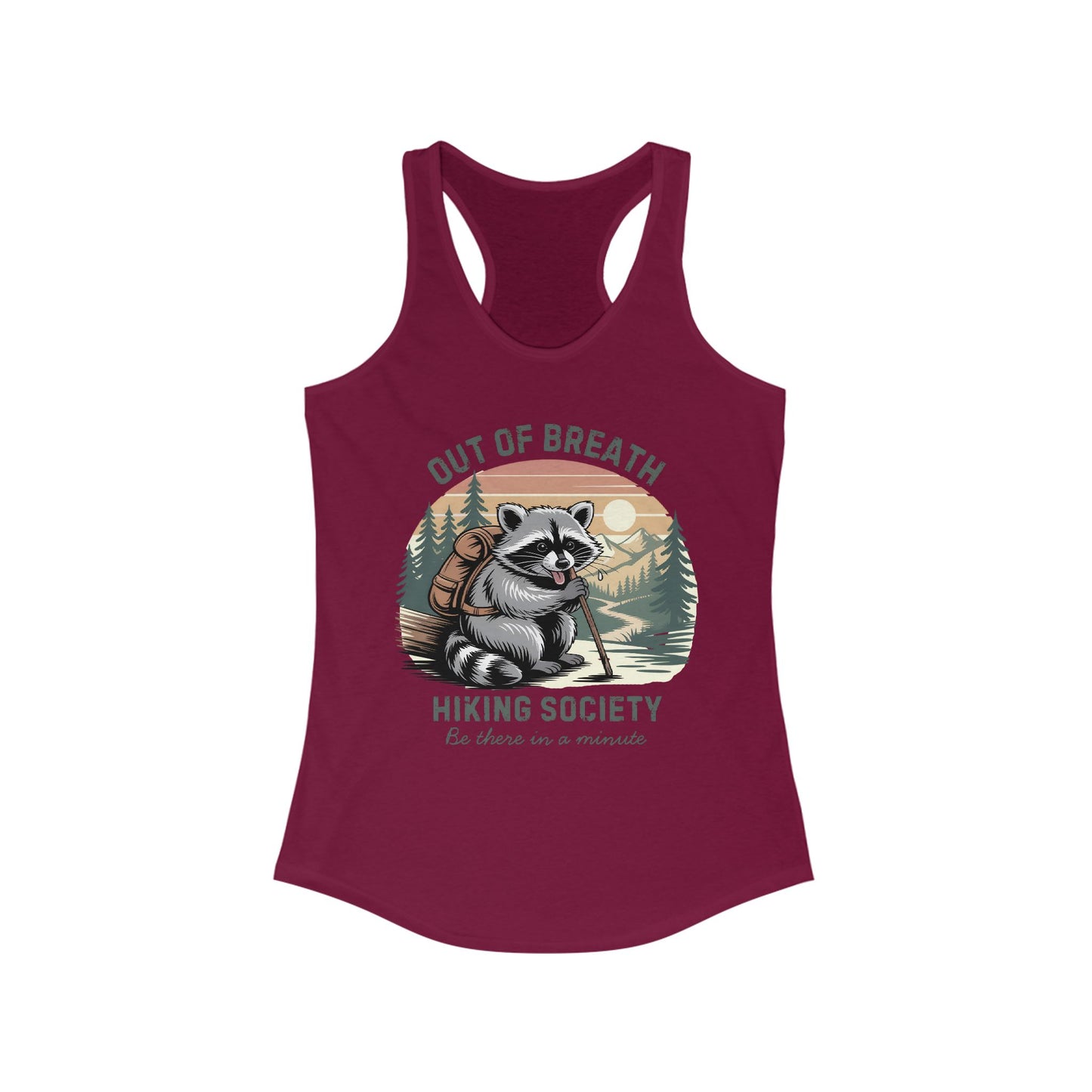 Out Of Breath Women's Ideal Racerback Tank