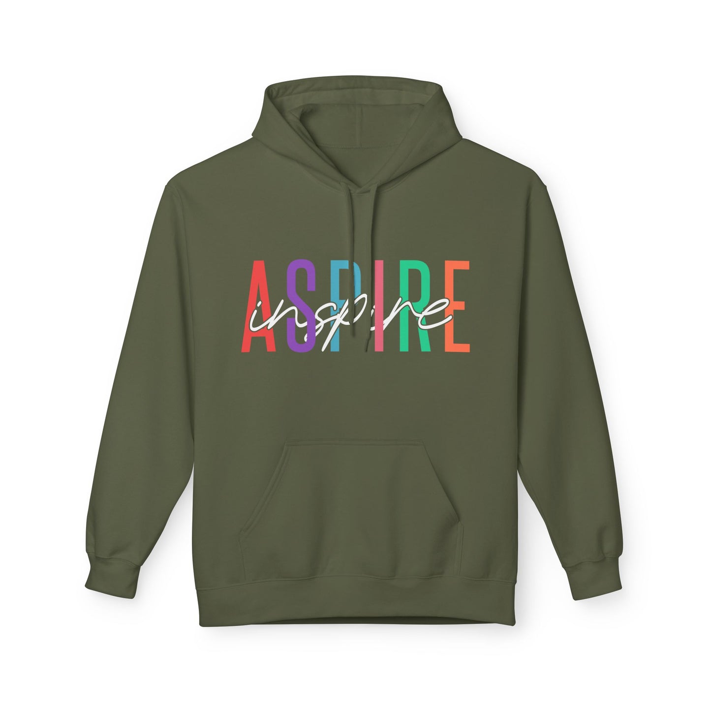 Aspire Inspire Midweight Softstyle Fleece Hoodie