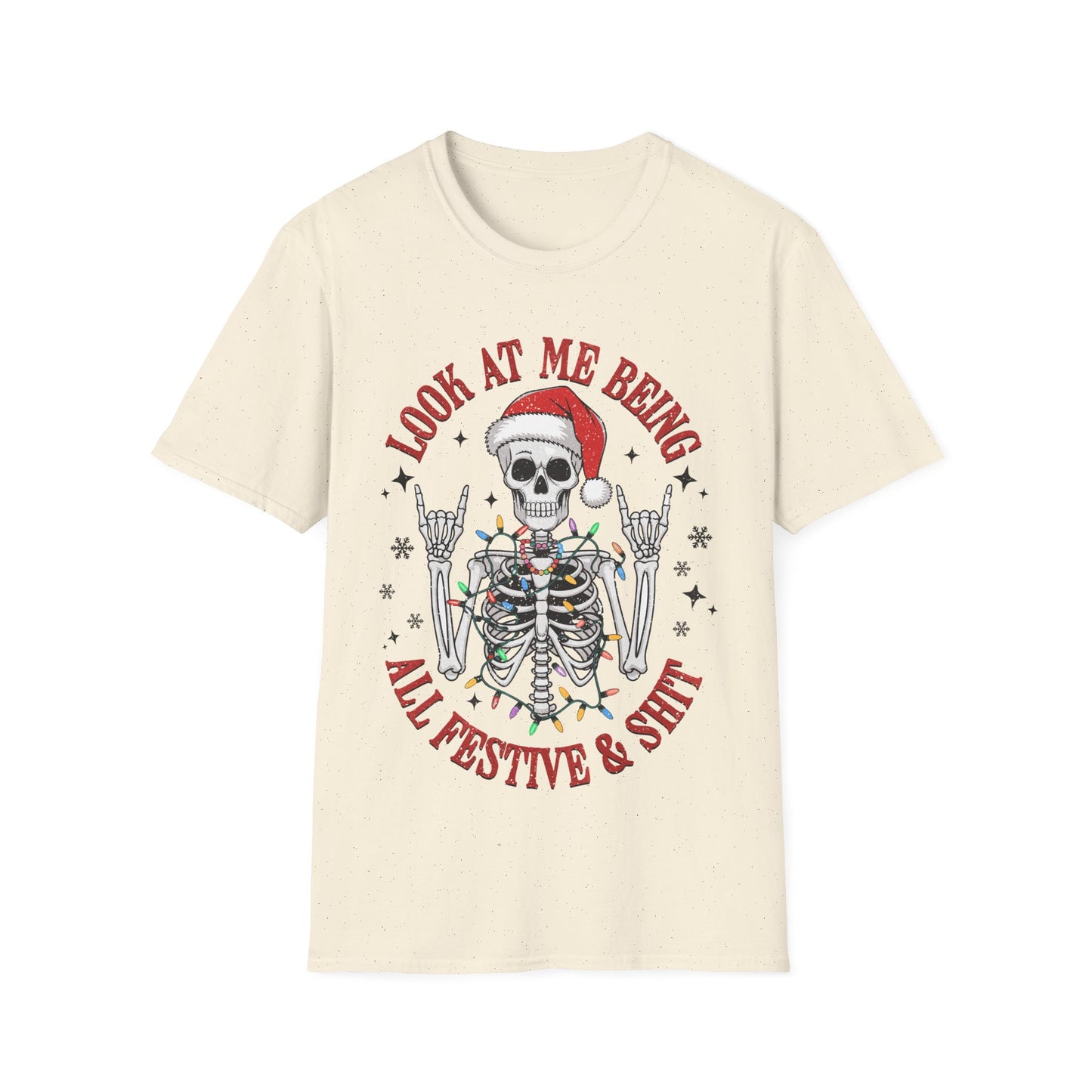 Festive Skellie Softstyle T-Shirt