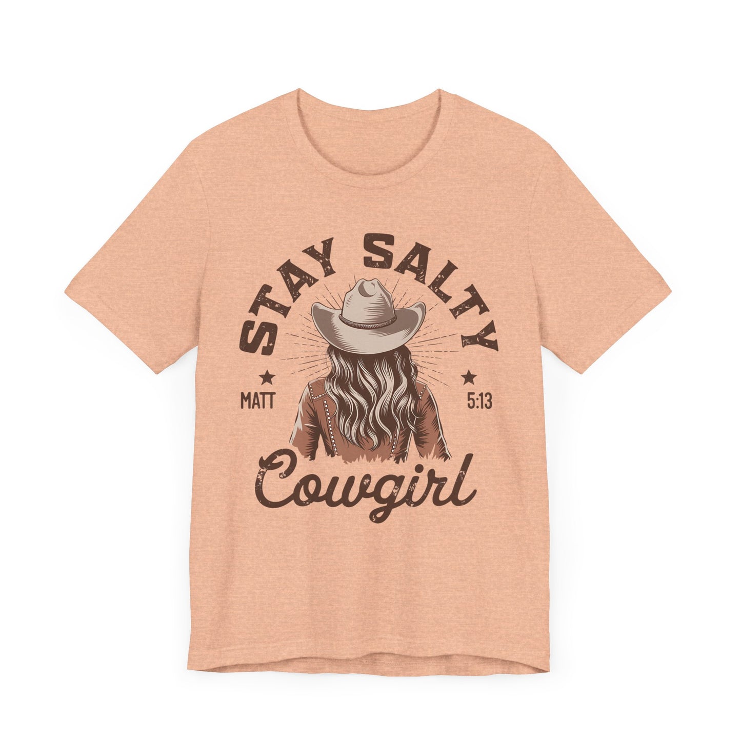 Stay Salty Cowgirl Jersey Short Sleeve Tee