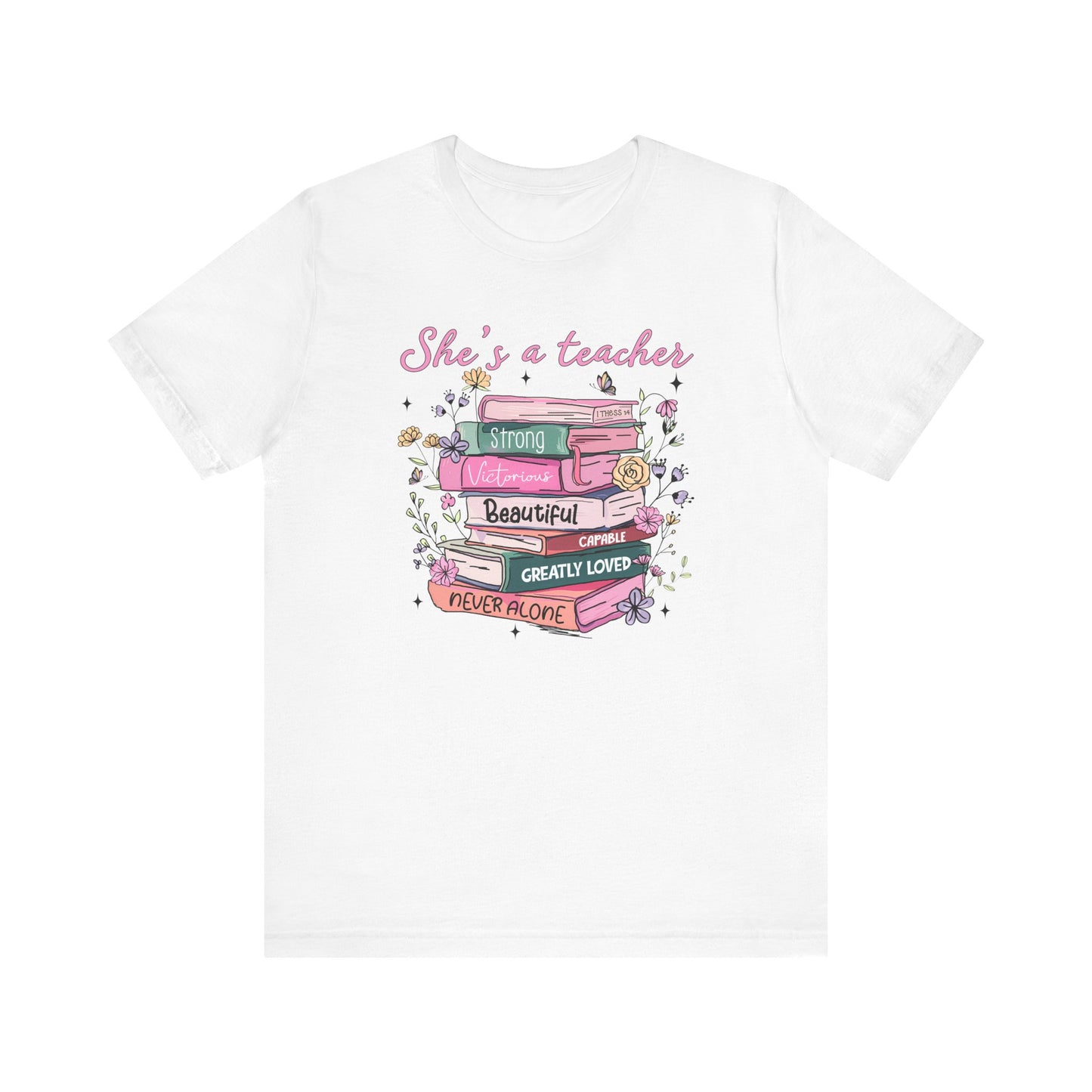 She’s A Teacher Jersey Short Sleeve Tee