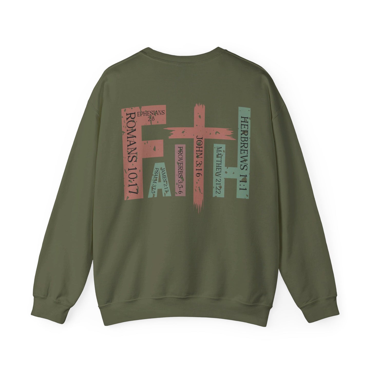 Faith F/B Heavy Blend™ Crewneck Sweatshirt