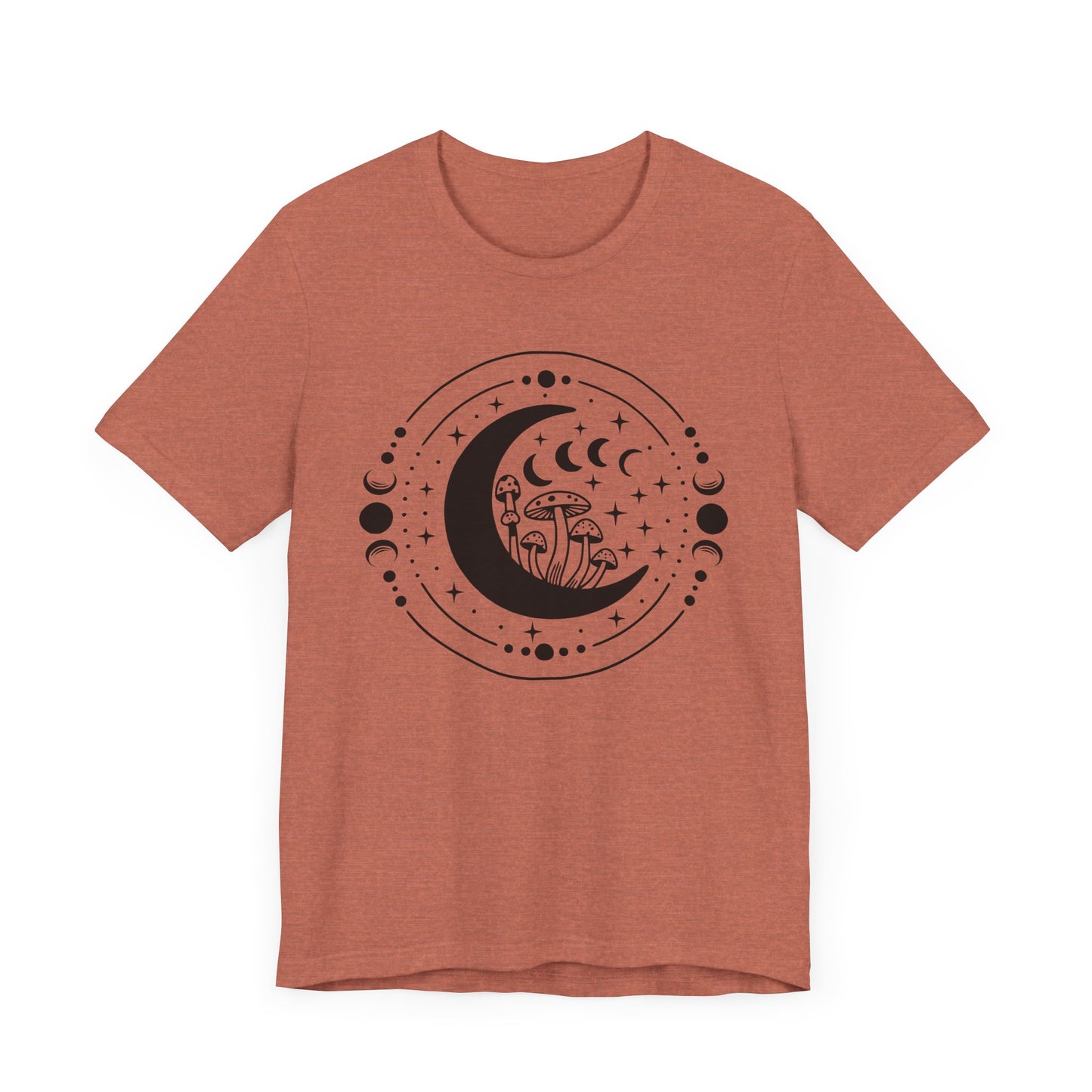 Moon and Mushroom Jersey Short Sleeve Tee