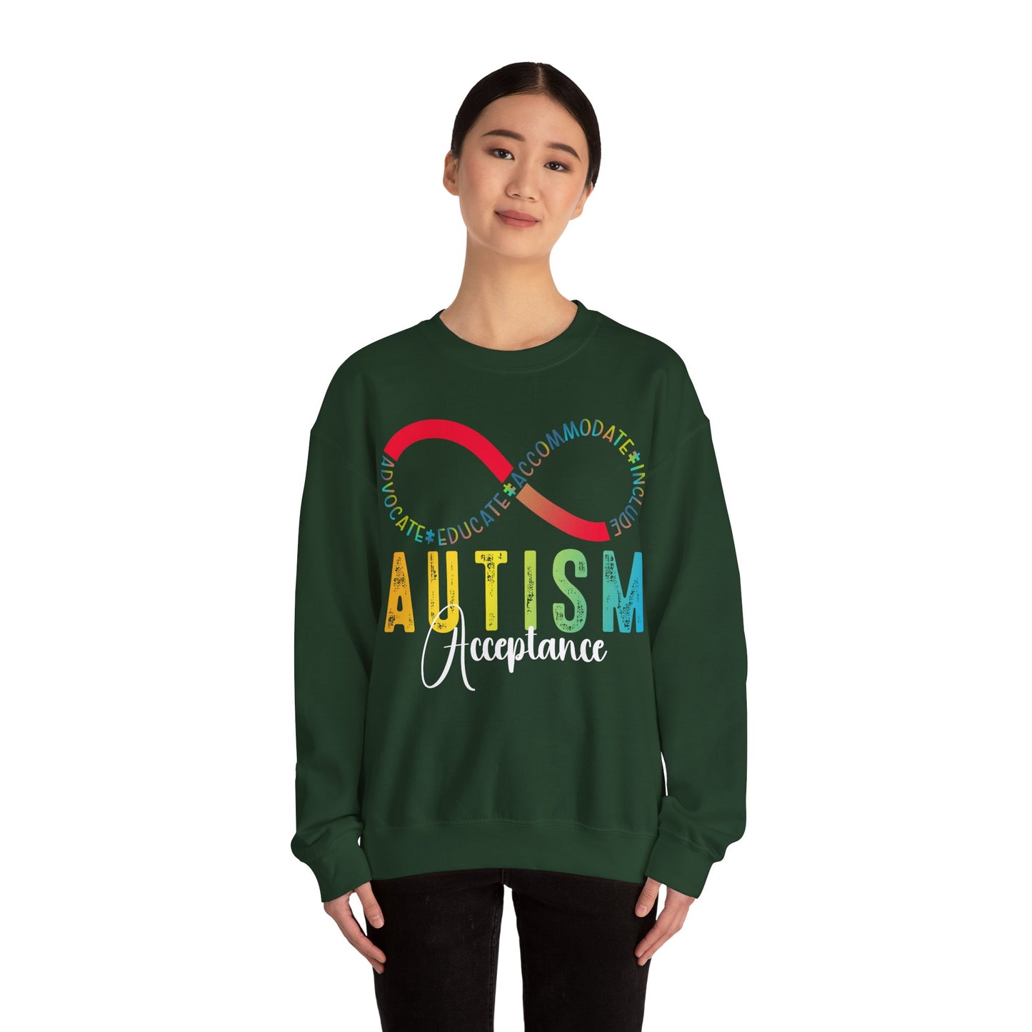 Autism Acceptance Heavy Blend™ Crewneck Sweatshirt