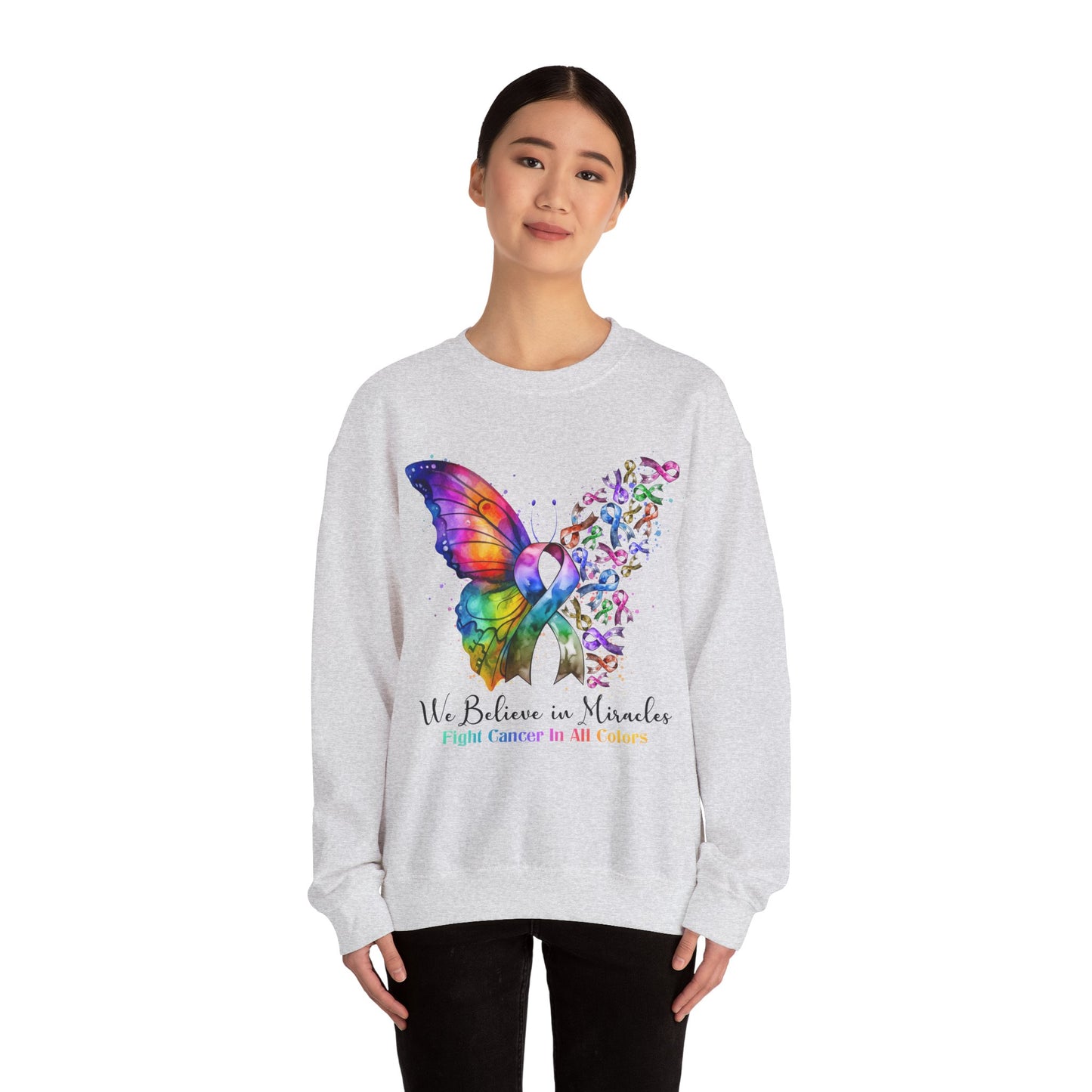 Fight Cancer In All Colors Heavy Blend™ Crewneck