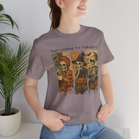 Waiting For Halloween Jersey Short Sleeve Tee