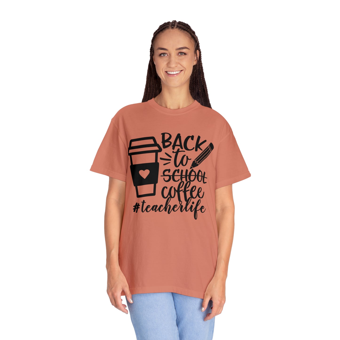 Back To Coffee Garment-Dyed T-shirt