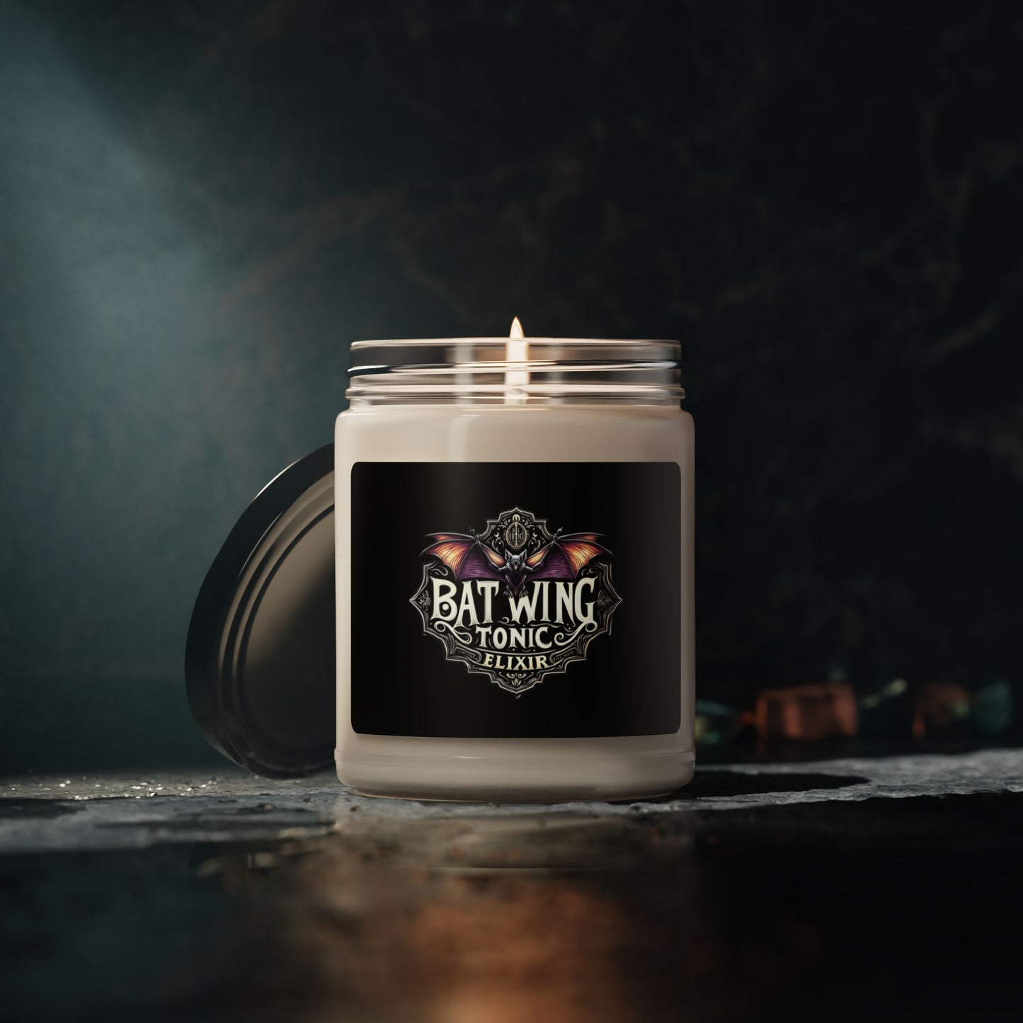 Bat Wing Toxic Scented Soy Candle, 9oz