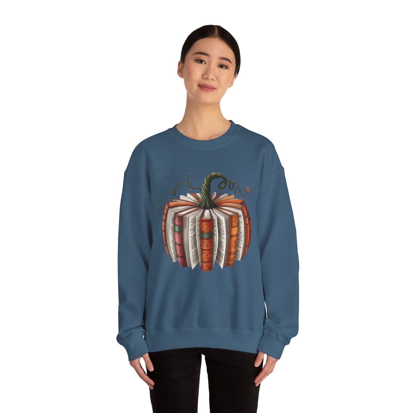 Book Pumpkin Heavy Blend™ Crewneck Sweatshirt