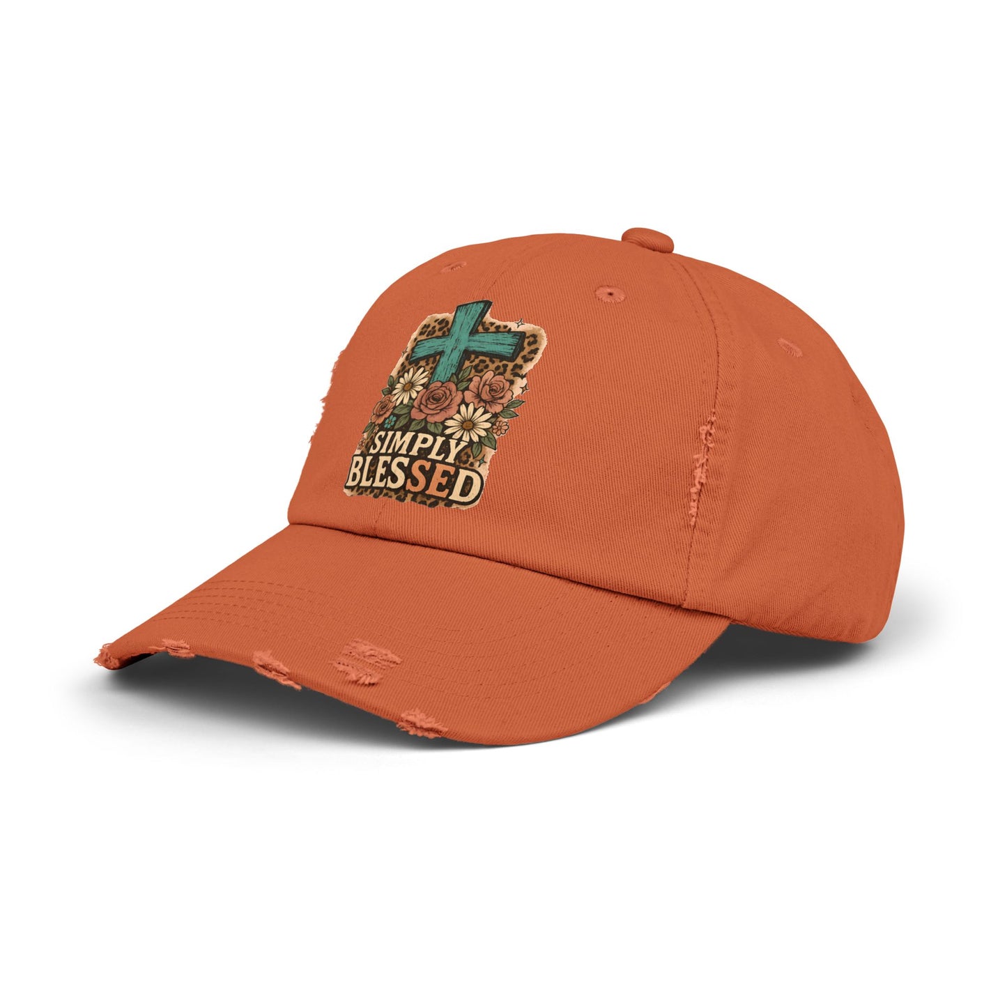 Simply Blessed Distressed Cap