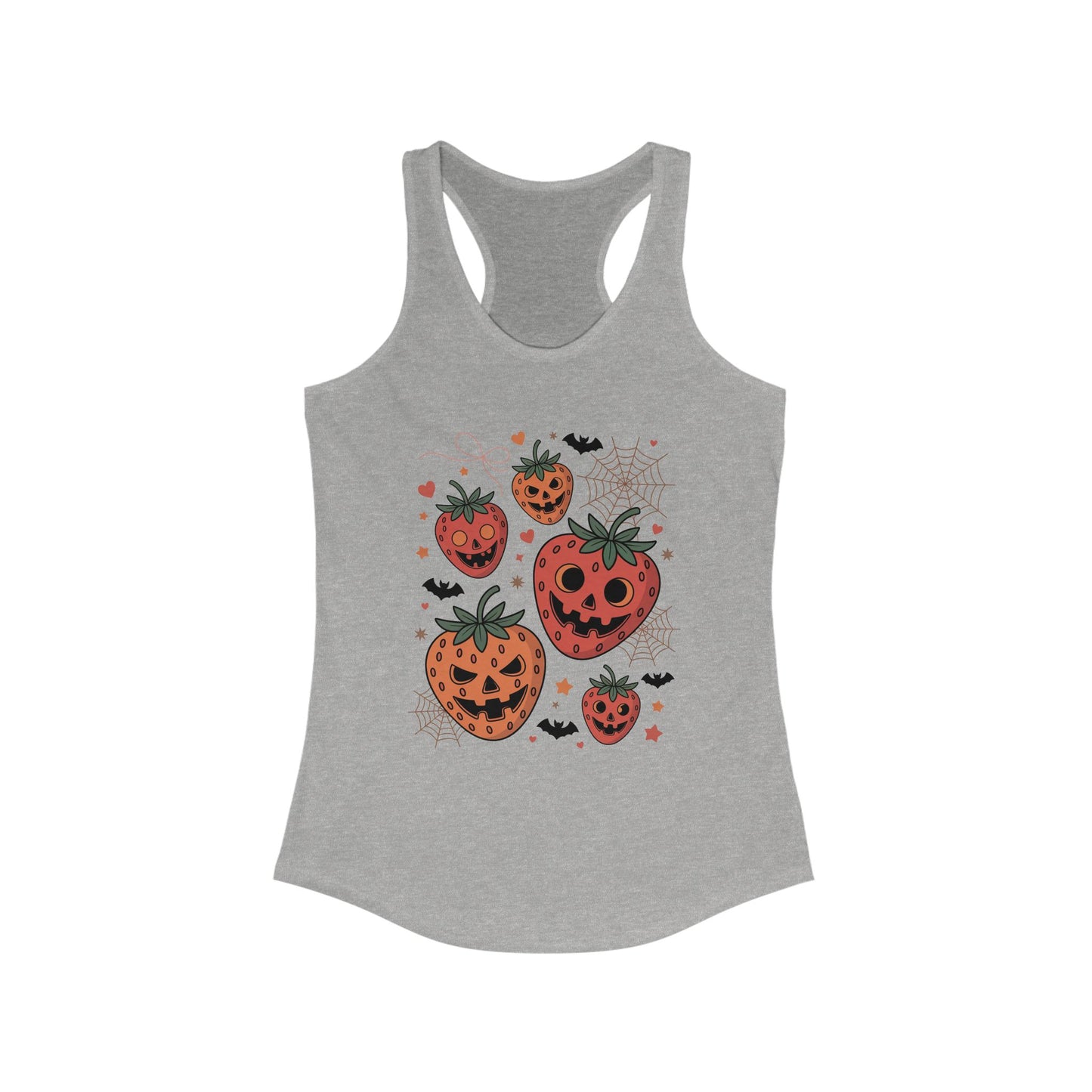 Creepy Strawberries Women's Ideal Racerback Tank
