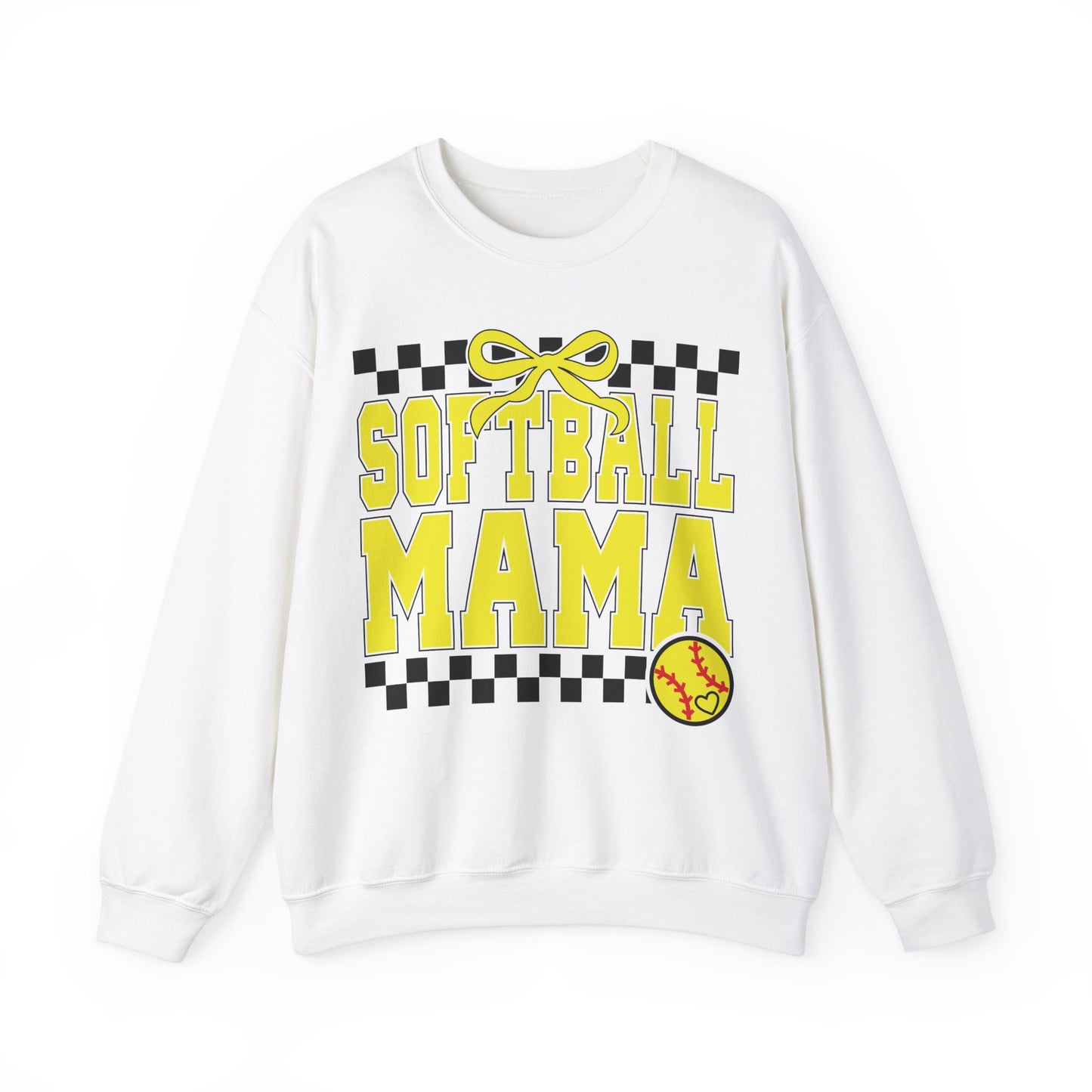 Softball Mama Heavy Blend™ Crewneck Sweatshirt