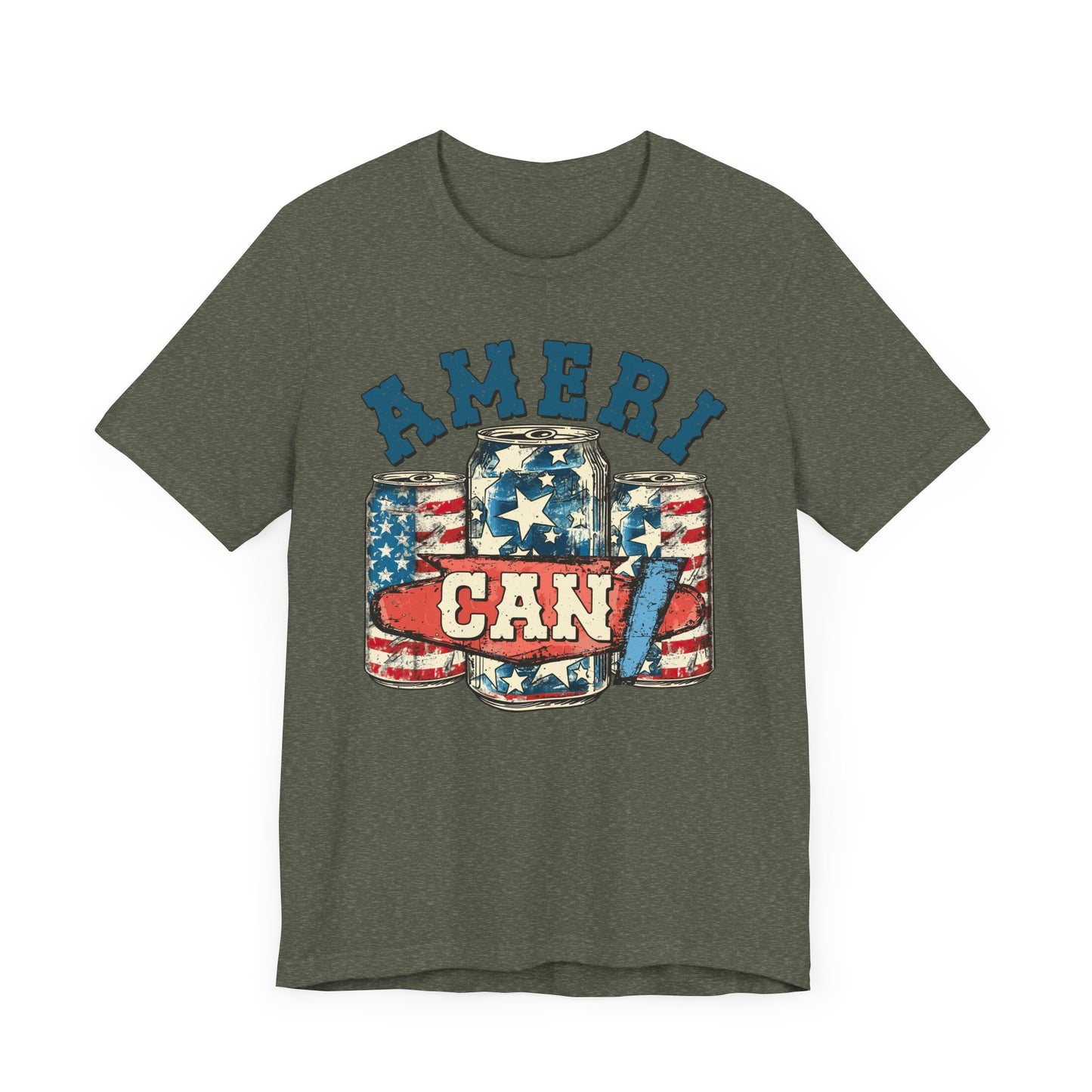 Ameri Can  Jersey Short Sleeve Tee