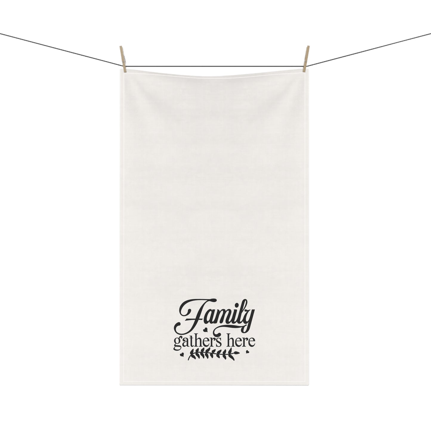 Family Gathers Here Tea Towels (cotton, poly)