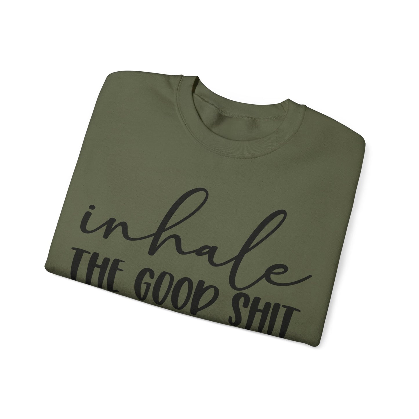 Inhale Exhale Heavy Blend™ Crewneck Sweatshirt