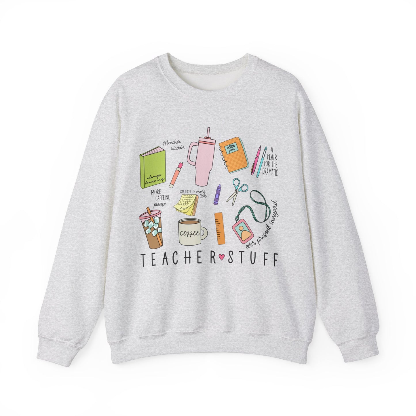 Teacher Stuff  Heavy Blend™ Crewneck Sweatshirt