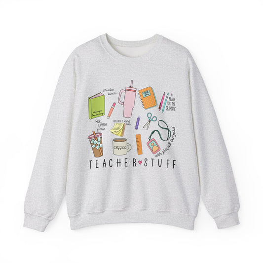 Teacher Stuff  Heavy Blend™ Crewneck Sweatshirt