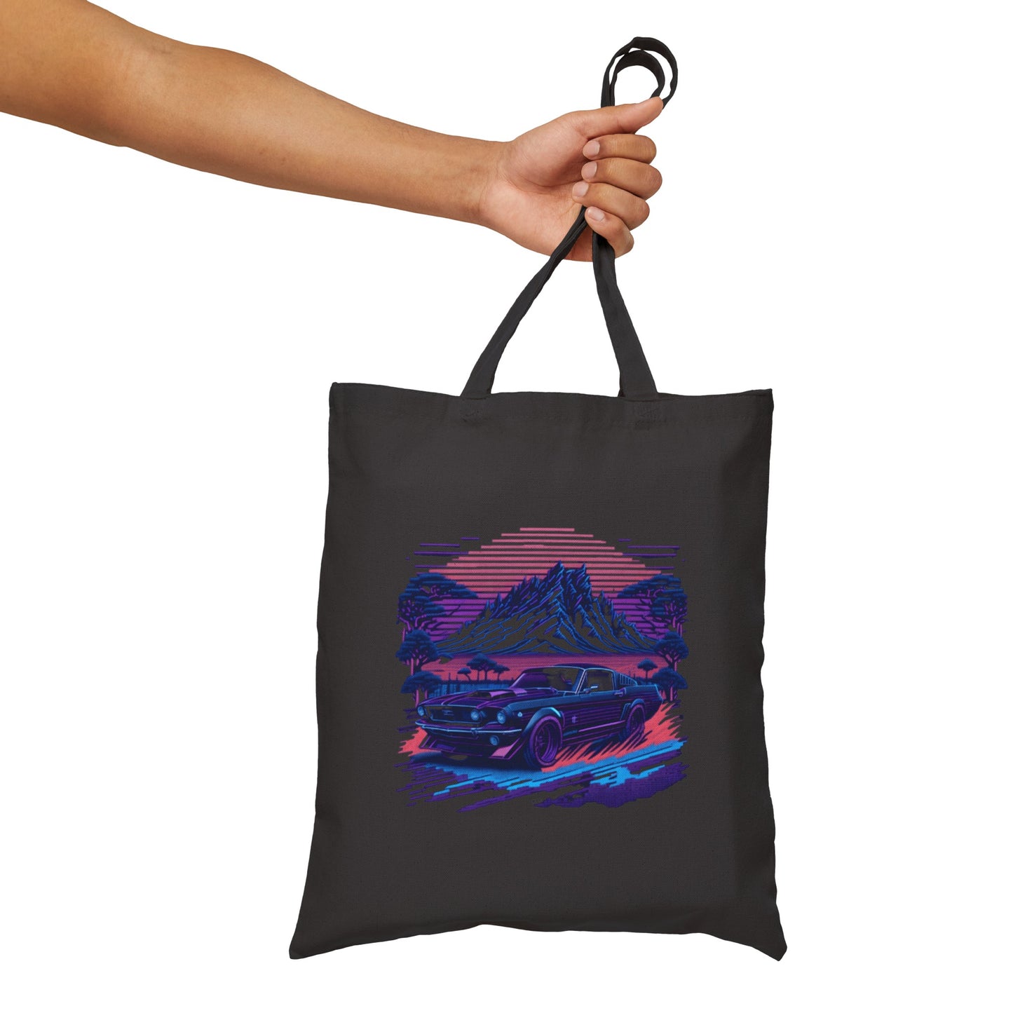 Classic Mustang Cotton Canvas Tote Bag
