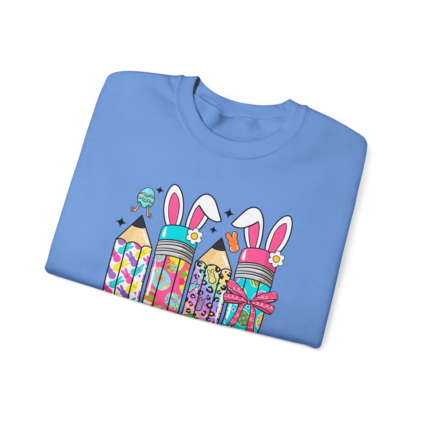 Easter Pencils Teacher Life  Heavy Blend™ Crewneck Sweatshirt