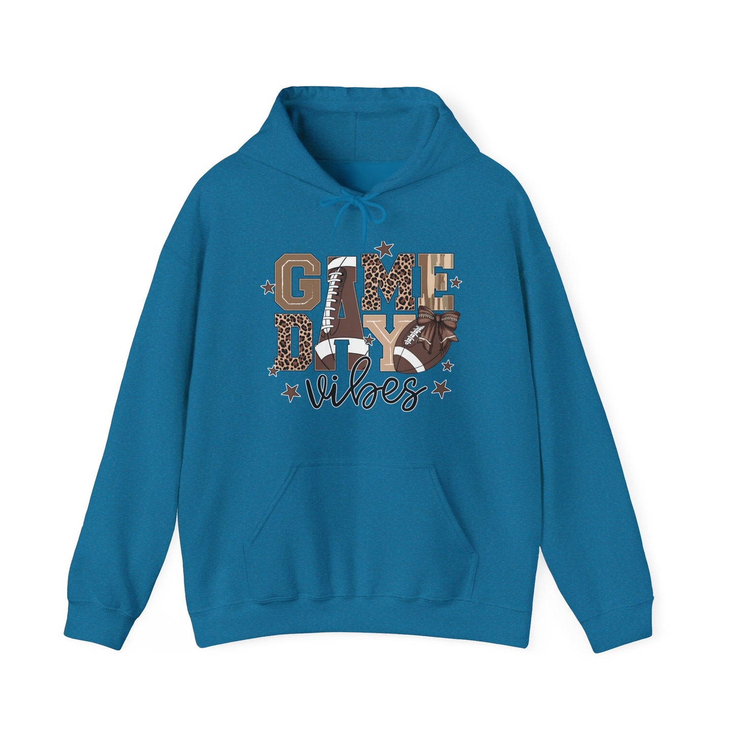 Football Game Day Vibes  Heavy Blend™ Hooded Sweatshirt