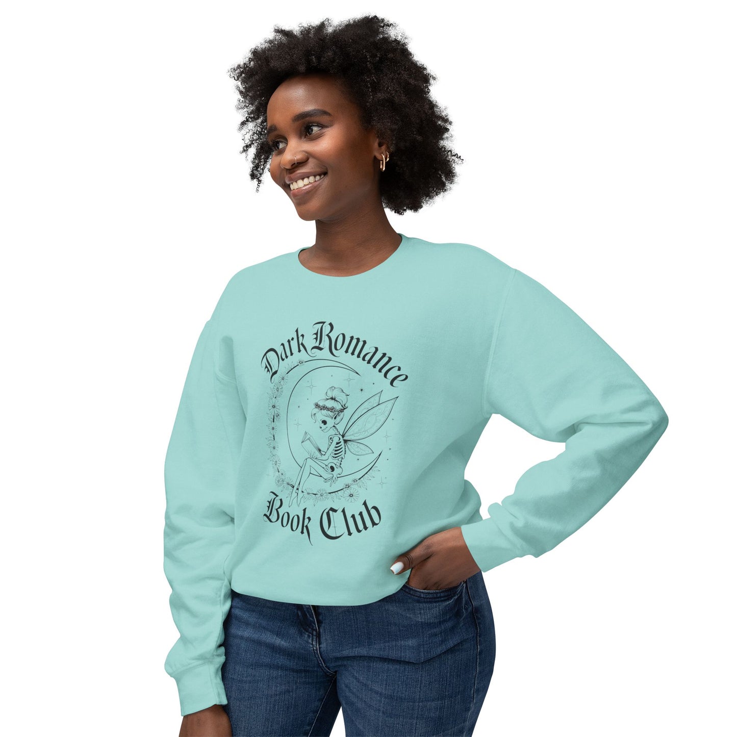 Dark Romance Book Club Lightweight Crewneck Sweatshirt