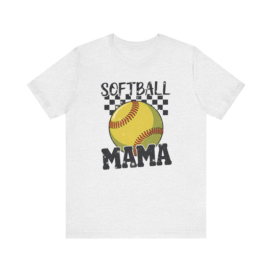 Softball Mama Jersey Short Sleeve Tee