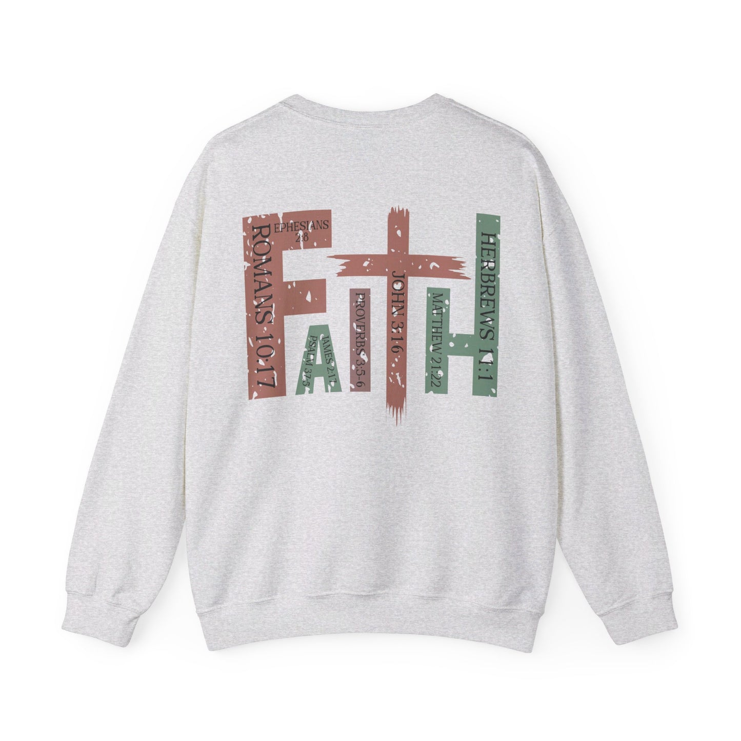 Faith F/B Heavy Blend™ Crewneck Sweatshirt