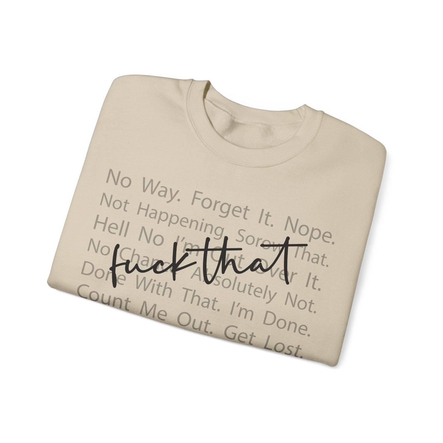 F That Heavy Blend™ Crewneck Sweatshirt