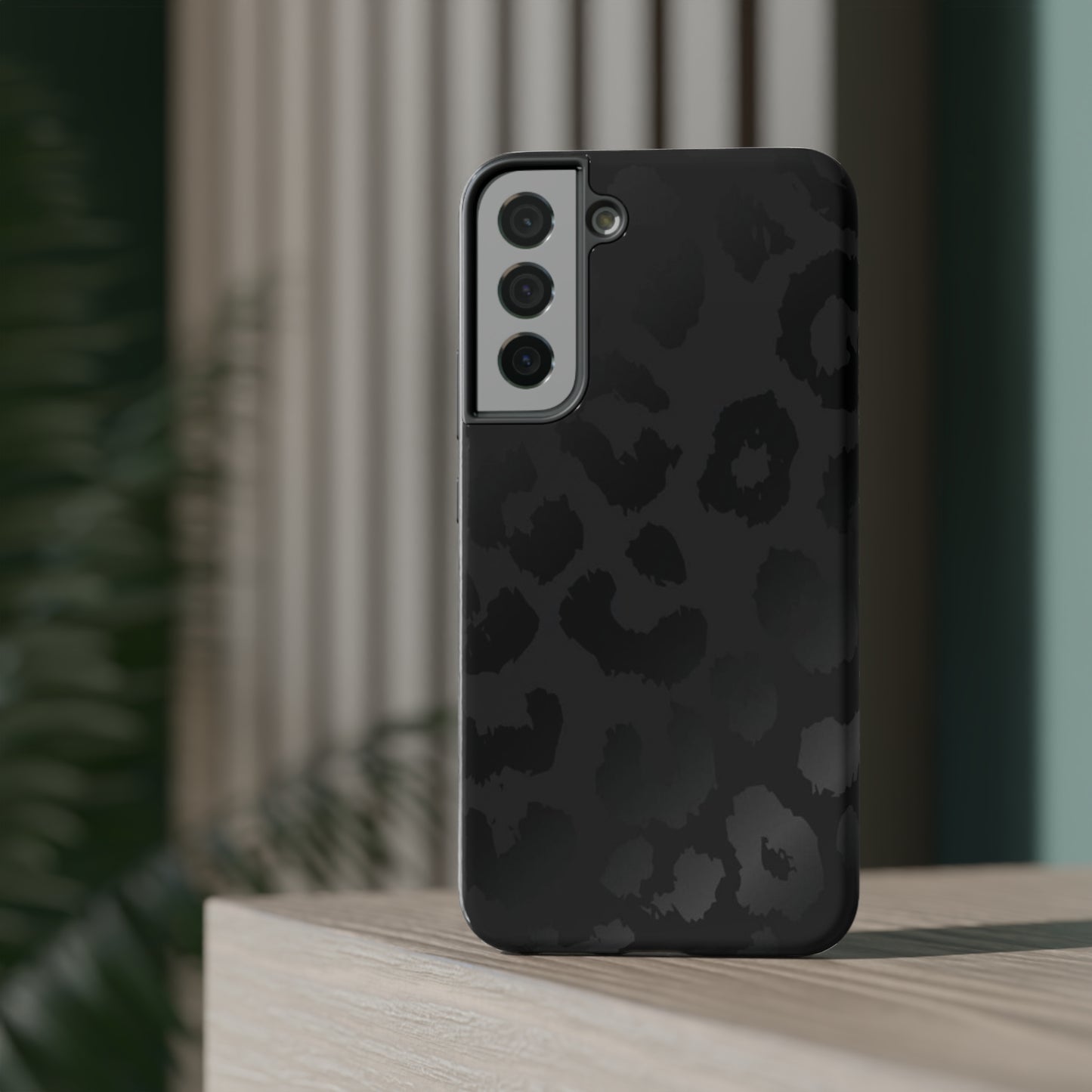 Black Leopard Phone Case