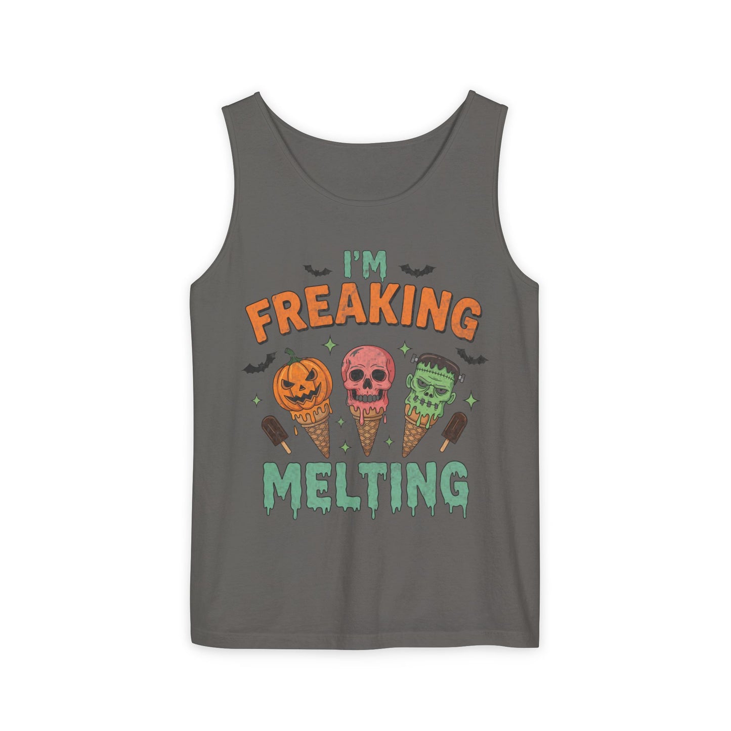 Im Freaking Melting Garment-Dyed Tank Top