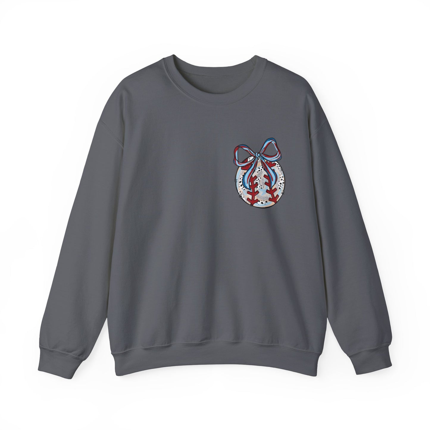 Doodle Baseball Pocket Heavy Blend™ Crewneck Sweatshirt