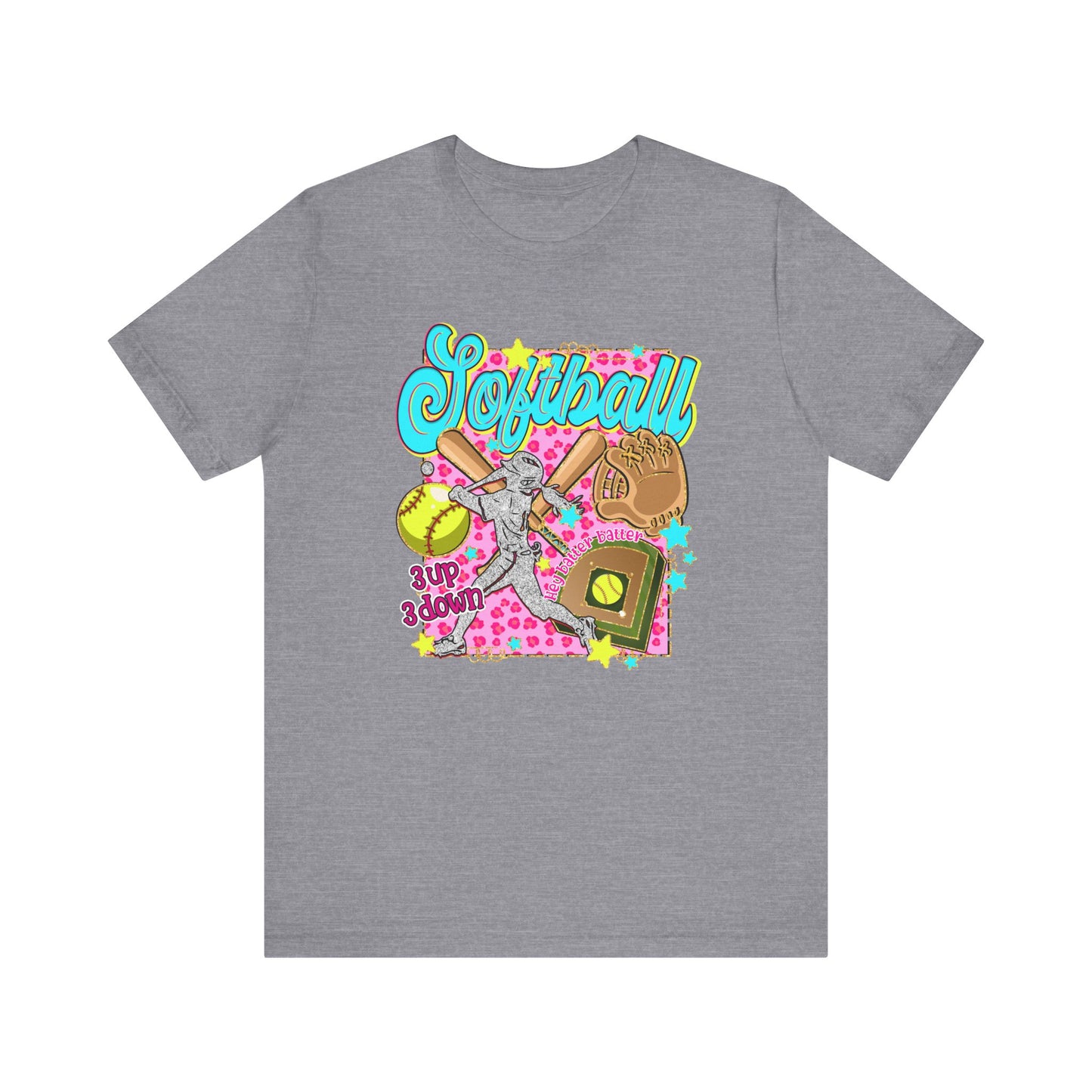 Retro Softball Jersey Short Sleeve Tee
